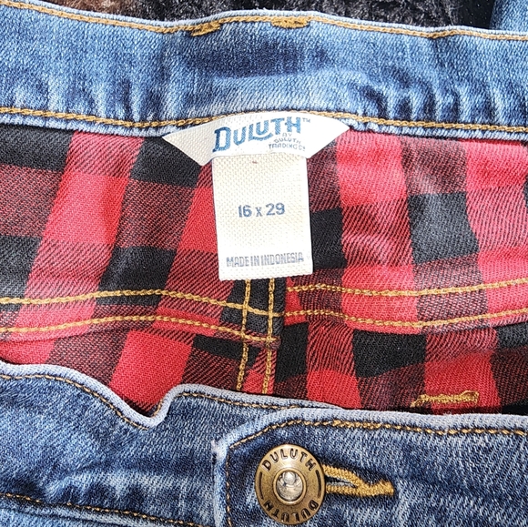 Duluth Heritage Hi-Rise Lined Straight Leg Jeans - Picture 3 of 3